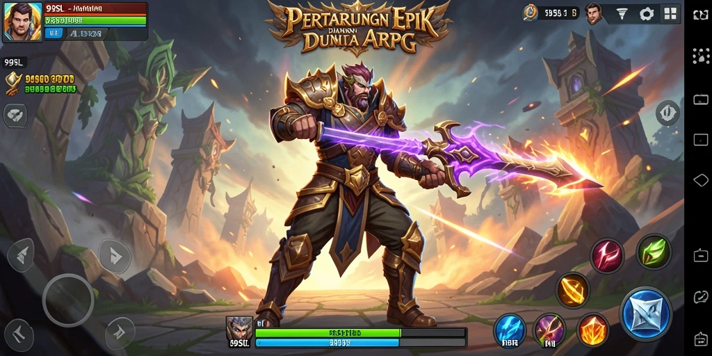 Screenshot dari gameplay 99SL yang menunjukkan pertarungan seru.