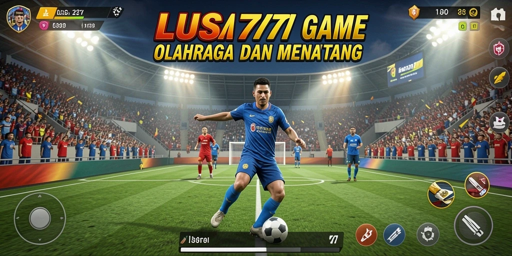 Tampilan menarik dari gameplay LUSA777 yang penuh aksi olahraga.