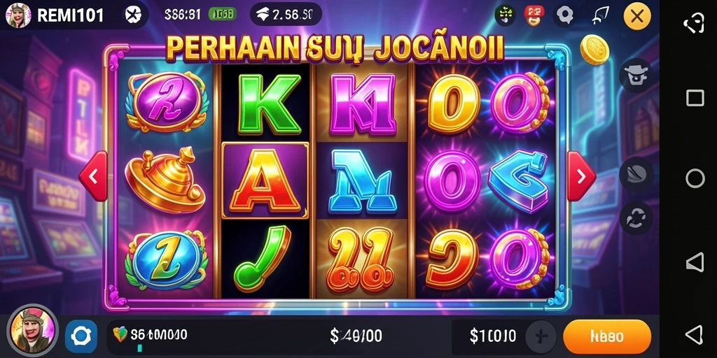 Tampilan gameplay menarik dari permainan slot REMI101.