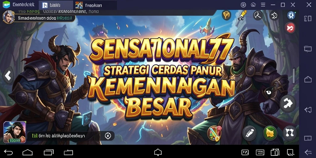 Tampilan gameplay yang seru dan menantang dalam SENSATIONAL77.